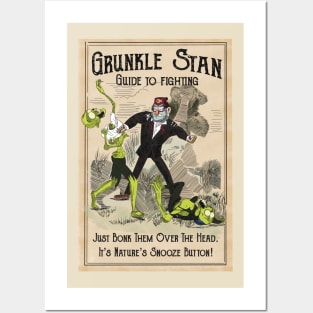 Grunkle Stan Fighting Man Posters and Art